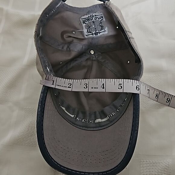 Robin Ruth Men's Logo New York Baseball Cap One Size  Gray/ Blue - Picture 9 of 16